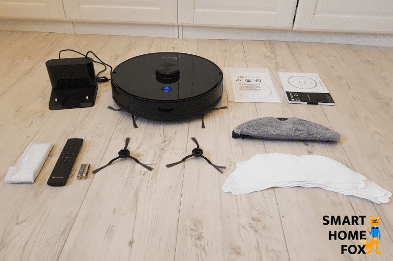 accessoires fournis robot aspirateur m7 pro